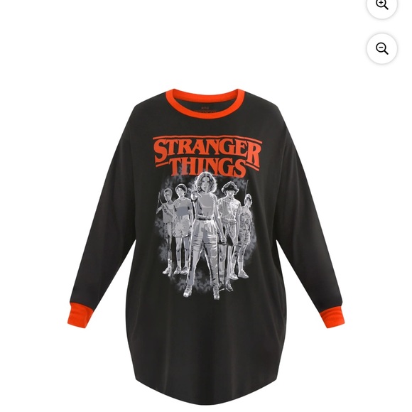 💜Netflix Stranger Things Women's Sleepshirt/Tunic With Pockets Size:XL(16-18) - Picture 5 of 5